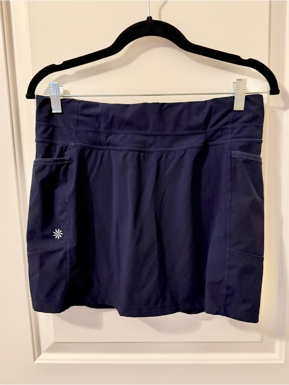 Athleta Navy Active Mini Skort Size Small Golf Tennis Pickle Ball